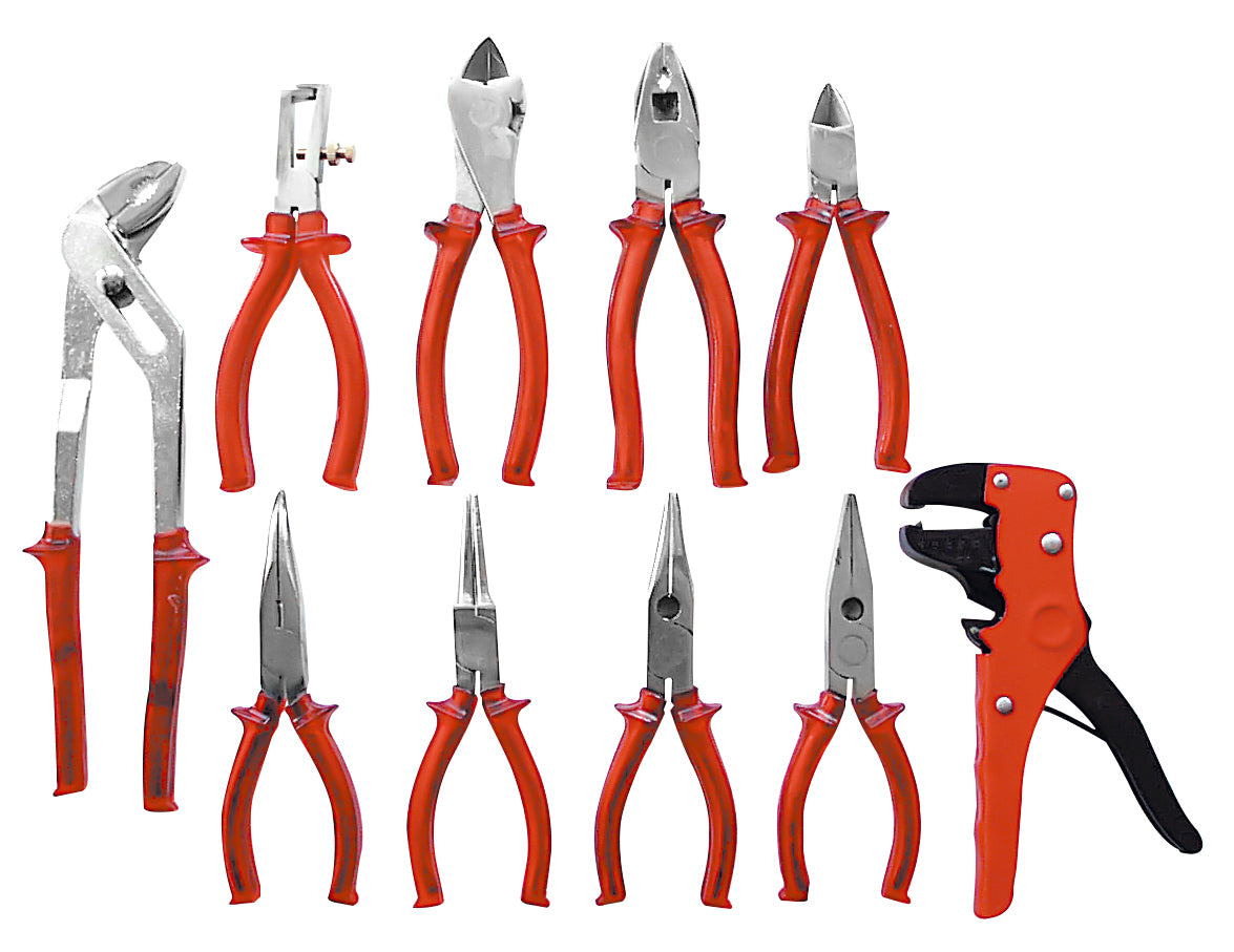 Pliers set 10 pieces.