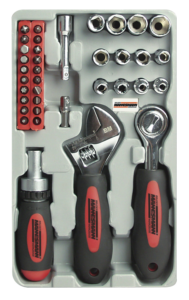 37 pièces Jeu d'embouts + douilles