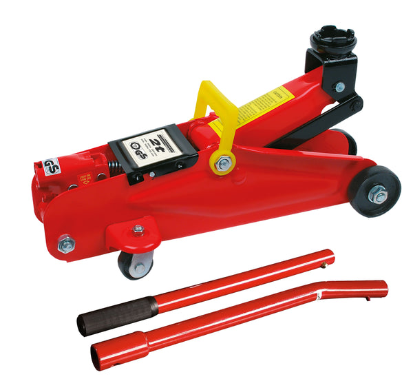 Hydraulic jack 2 t, mobile, in a plastic case