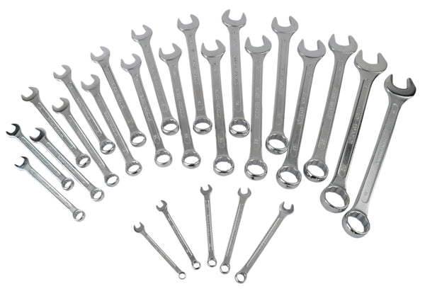 Combination wrench set, 25 pieces, 7-32 mm, CV
