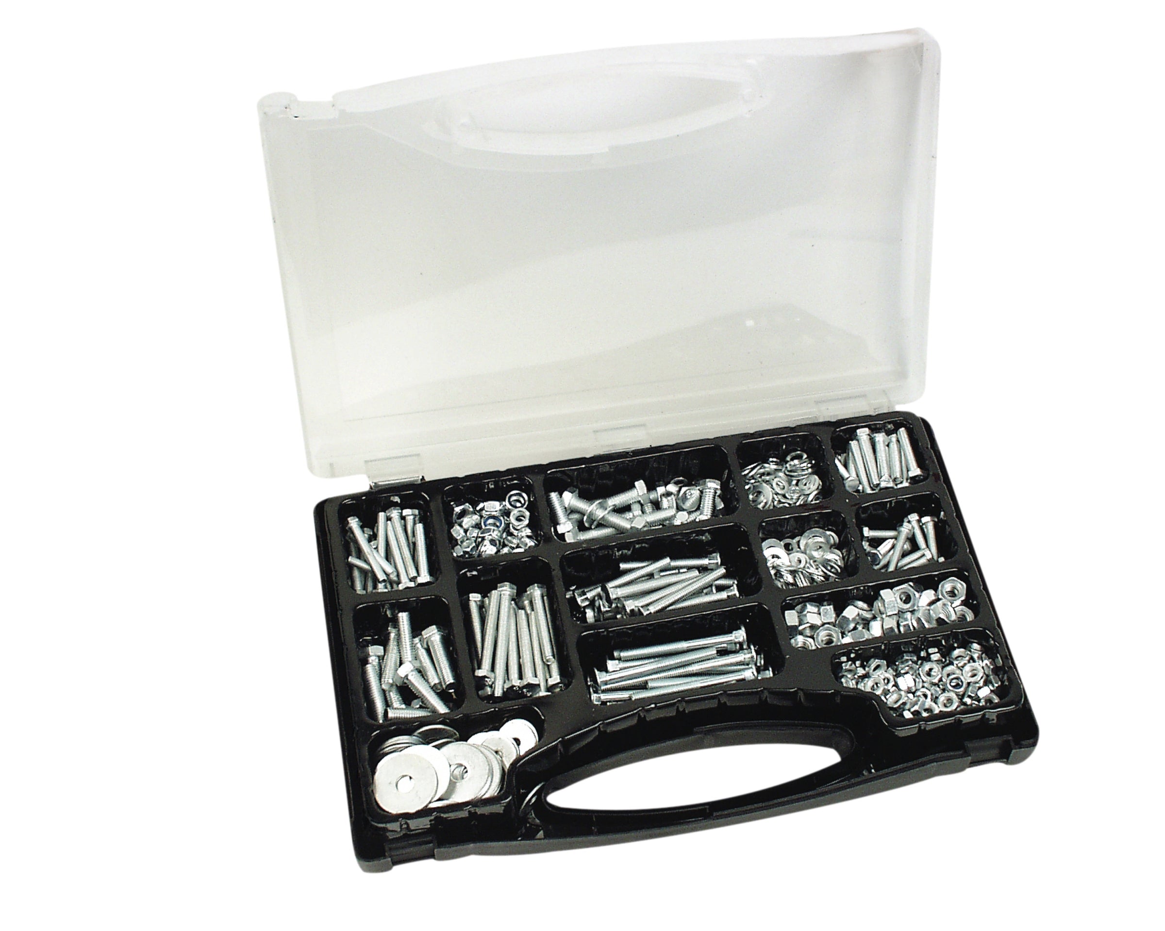 Assortiment de vis filetées, 580 pièces.