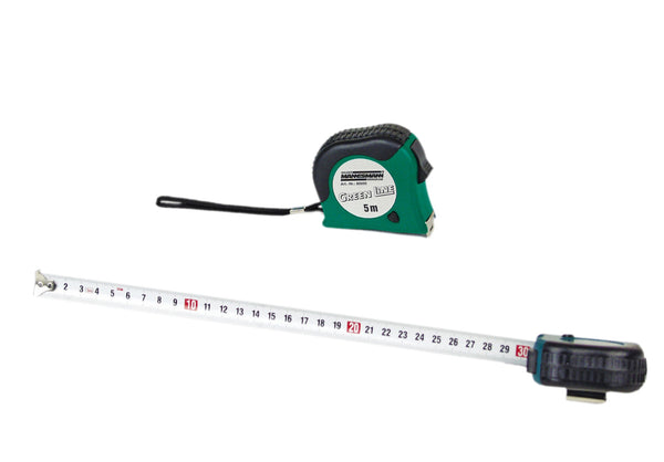 Tape measure 5 mx 19 mm, green/black housing