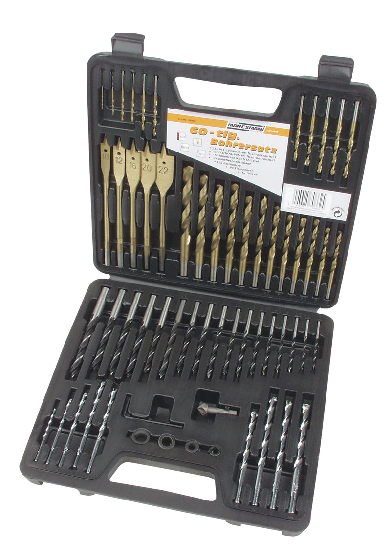 Drill set, 60 pieces.