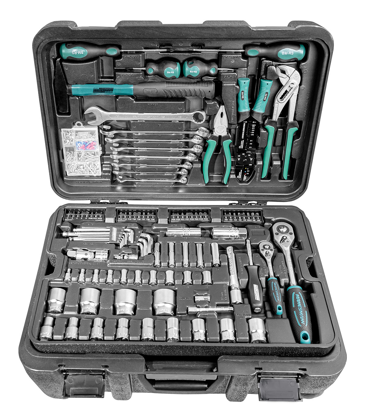Mobile tool case, 122 pieces.