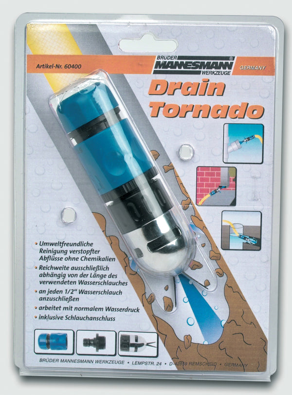 Drain Tornado pipe cleaning hose attachment
