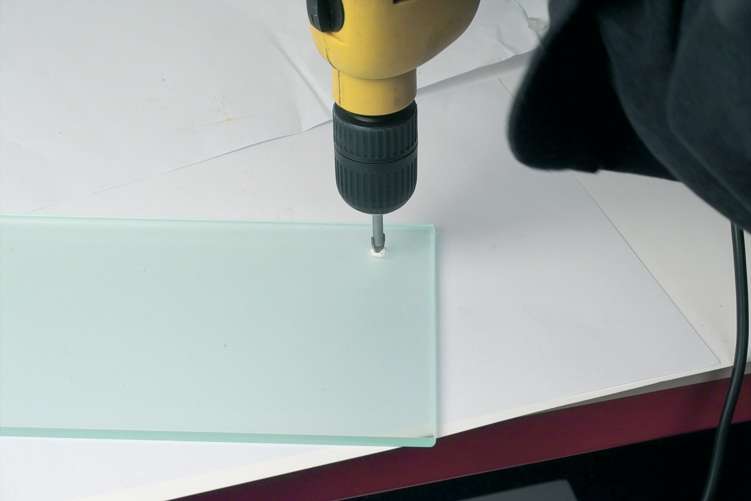 Glass drill set, 6 pieces.