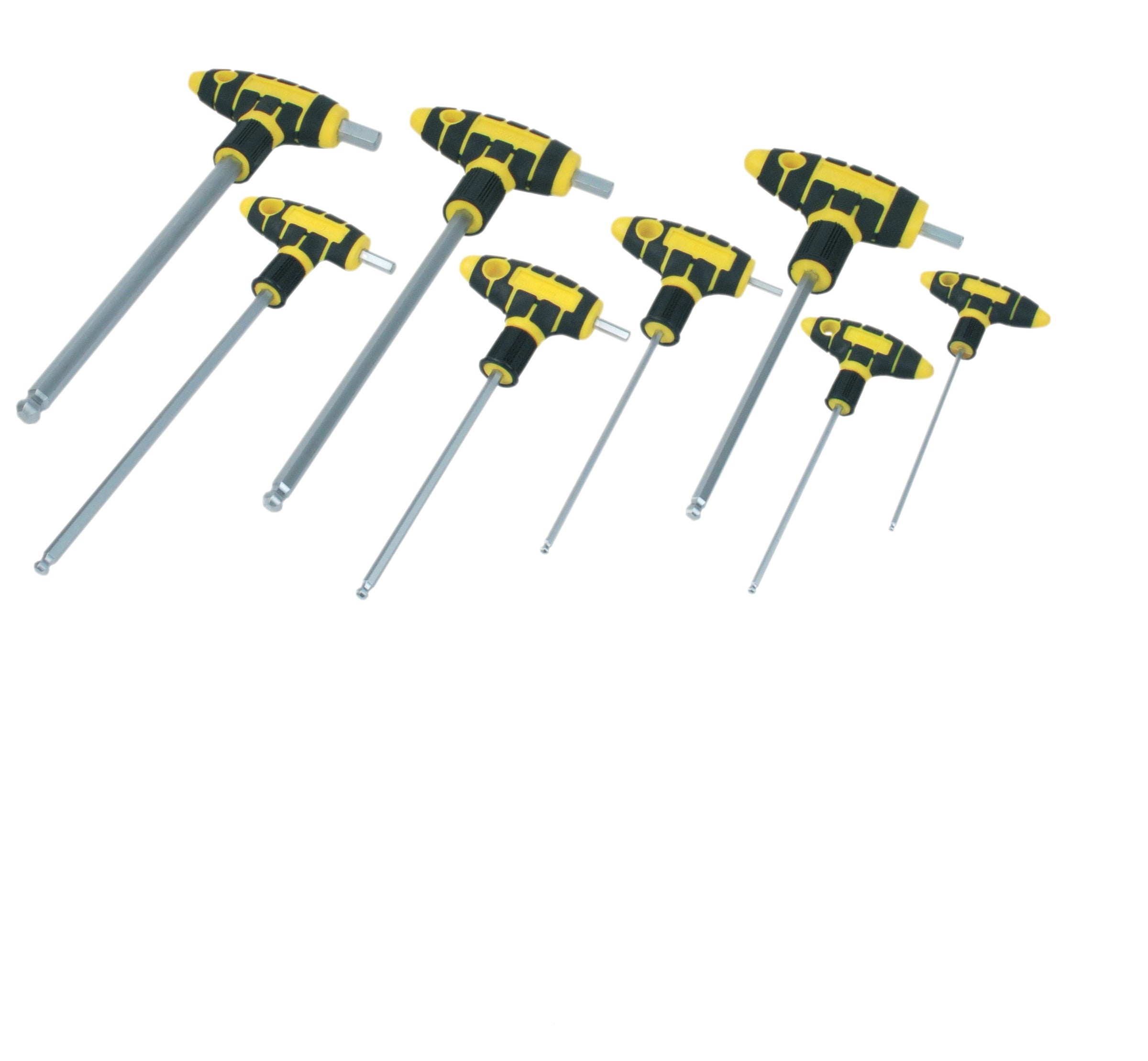 8-tlg. Sechskantschlüsselsatz, T-Griffe