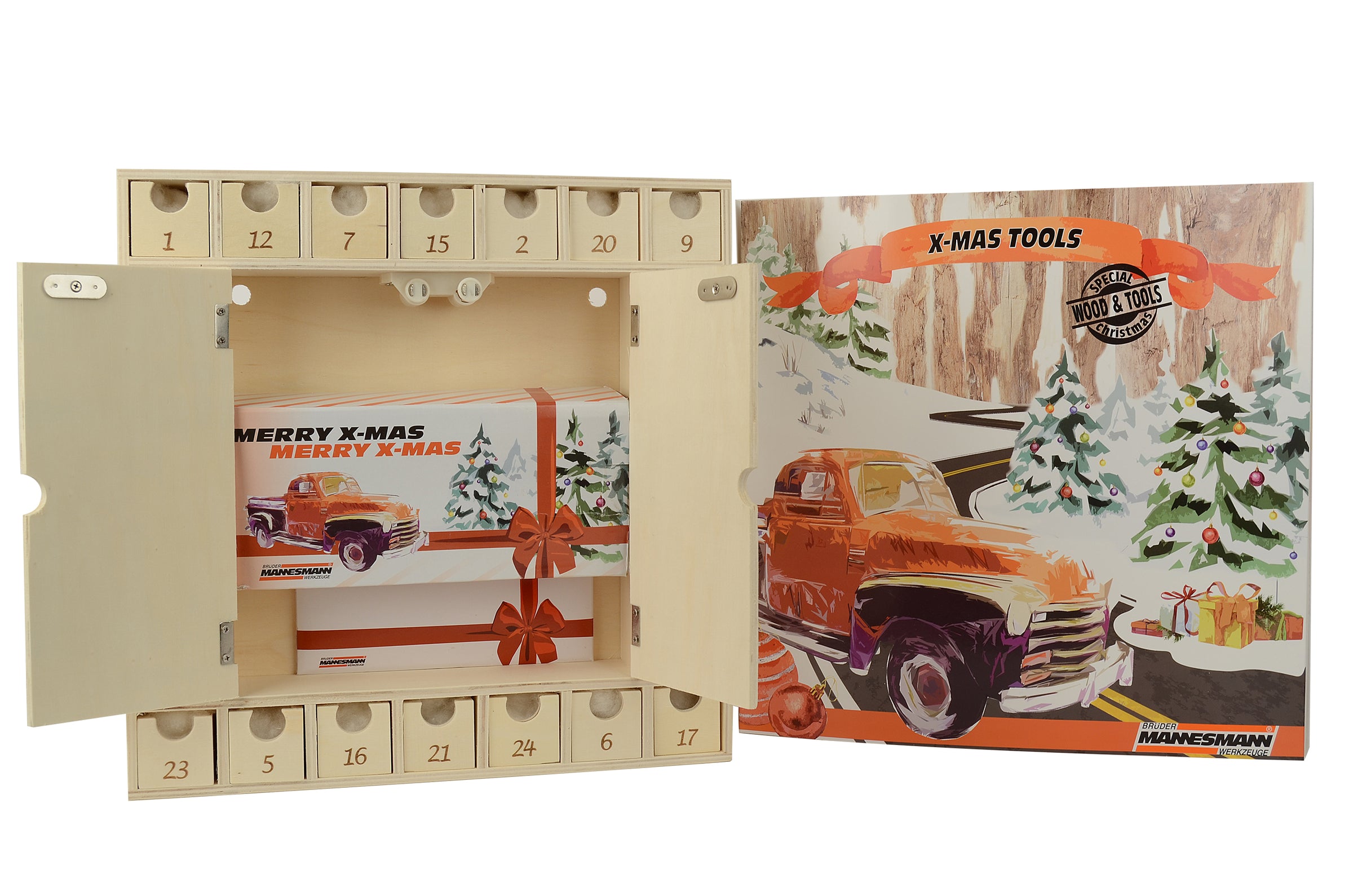 Holz-Adventskalender