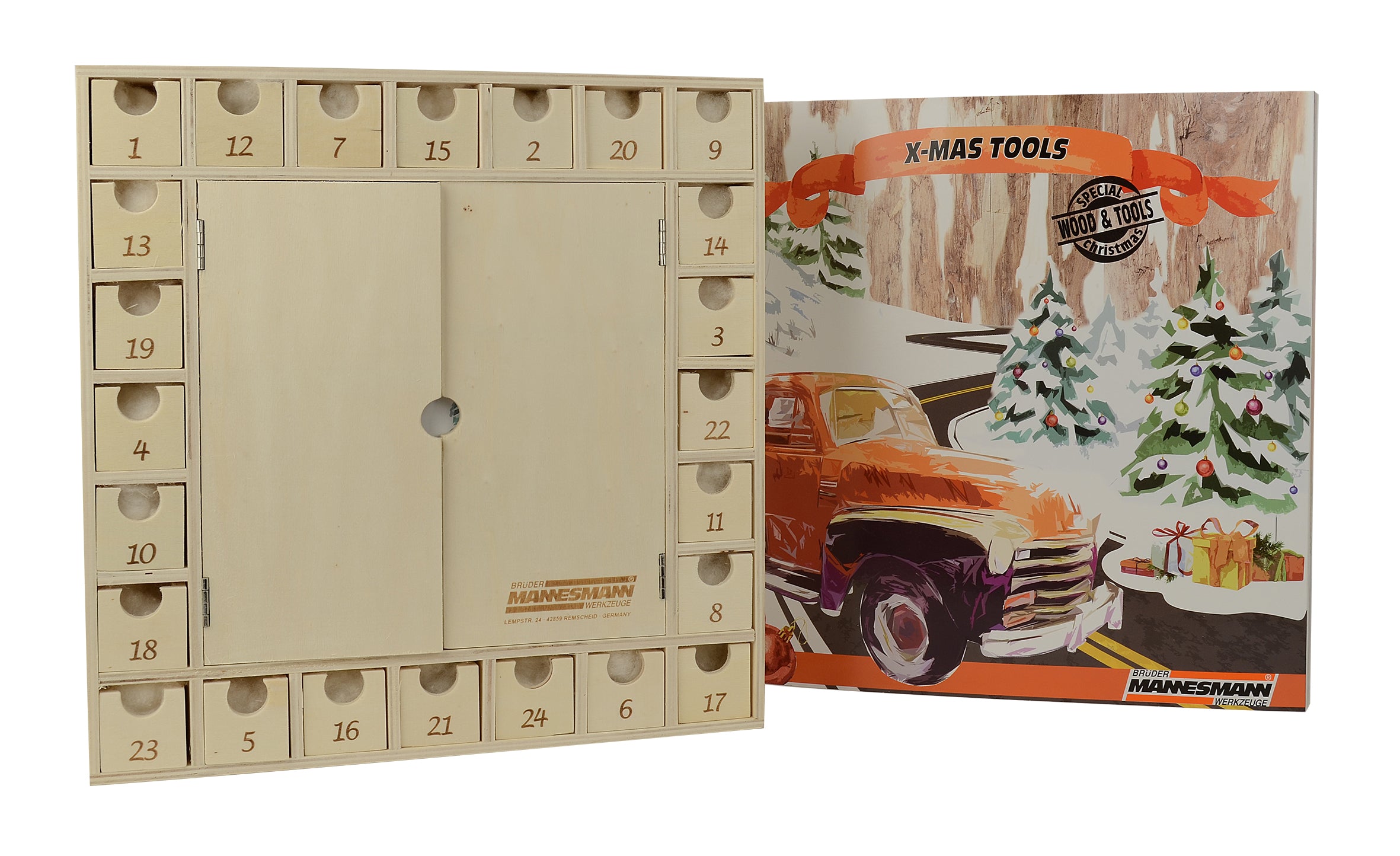Holz-Adventskalender
