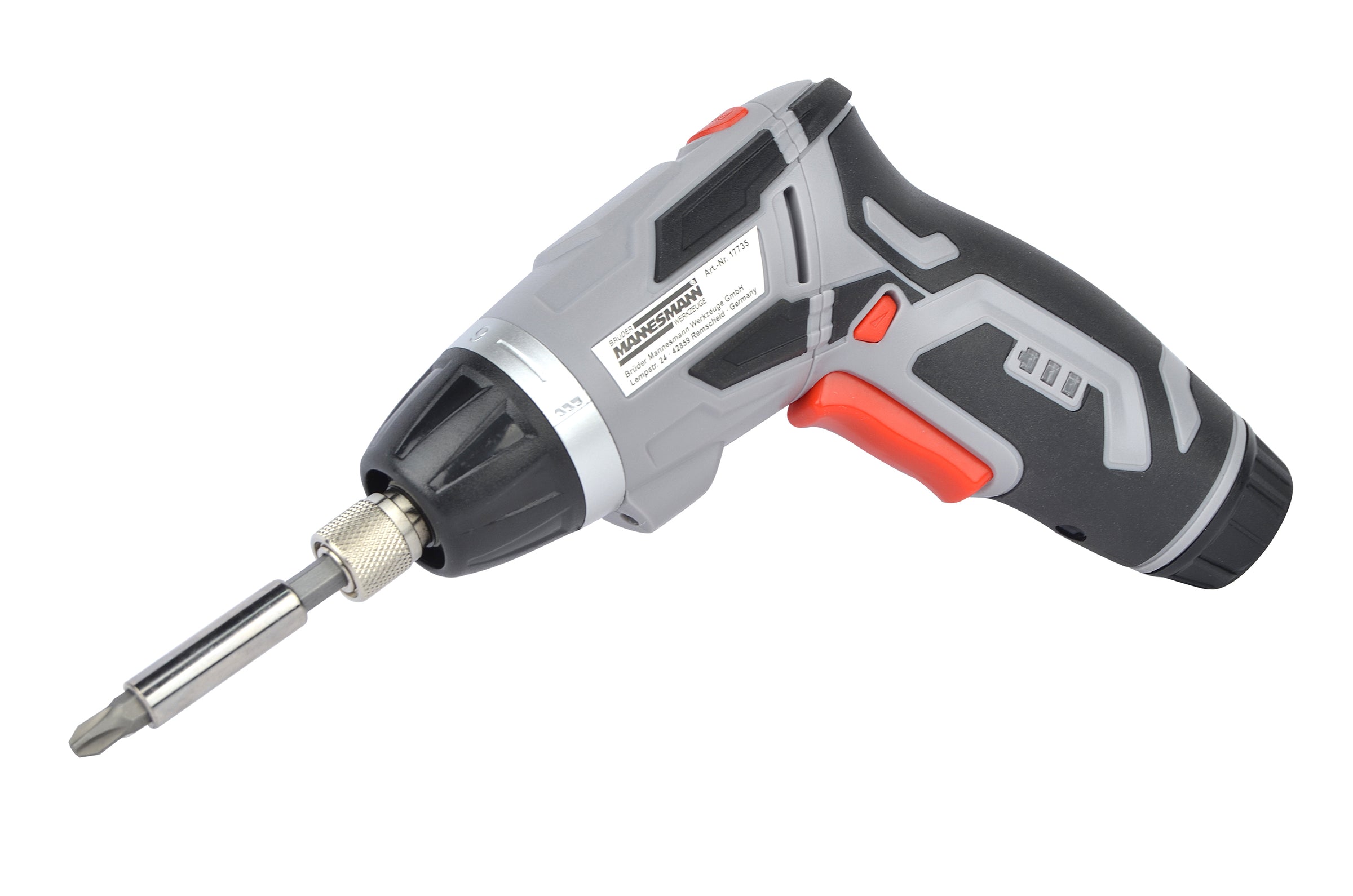 Cordless screwdriver 3.6 V with bit assortment