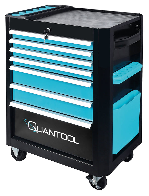 QUANTOOL - Workshop trolley, with 217 pieces. Tool assortment