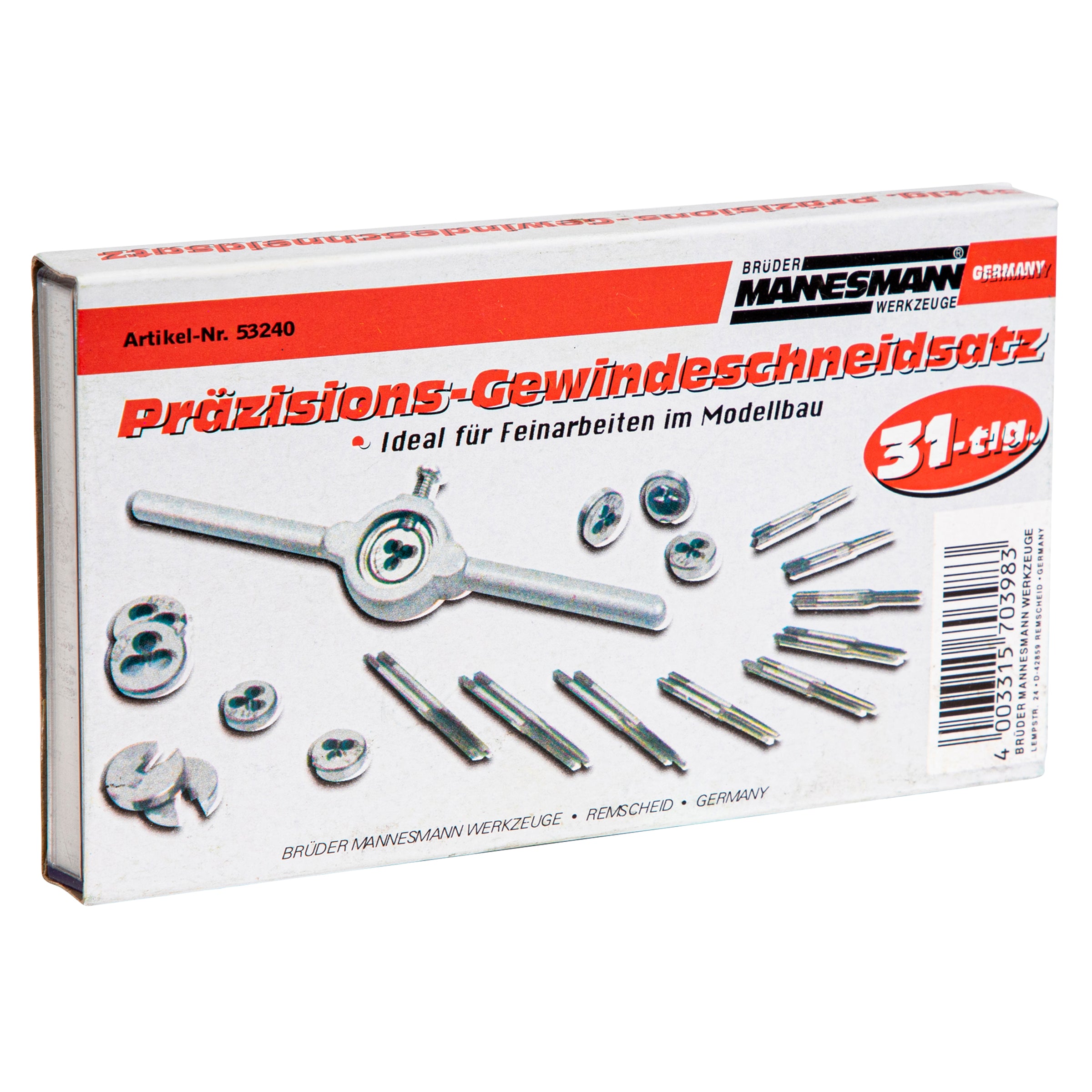 Thread cutting set HSS (model making)