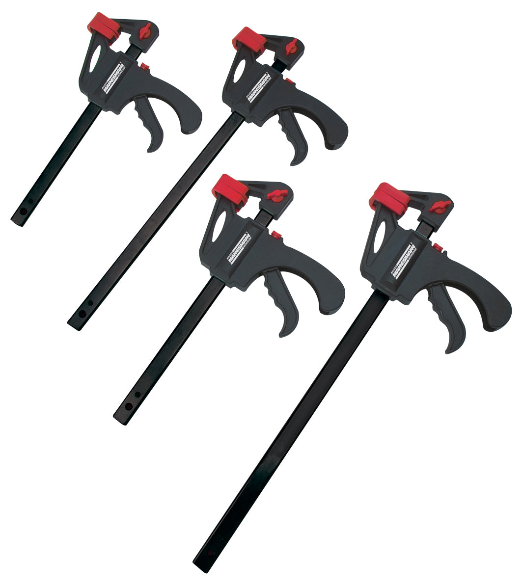 Jeu de pinces à dégagement rapide, 4 pièces.