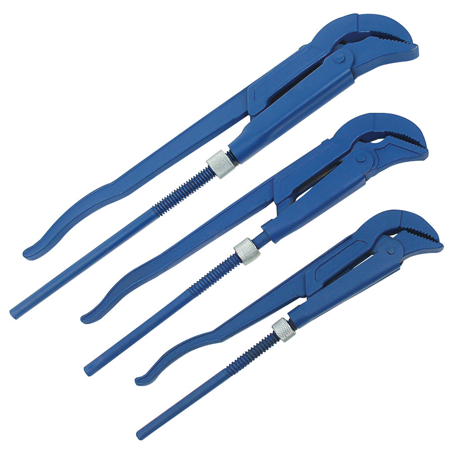 Corner pipe wrench CV steel, 2"