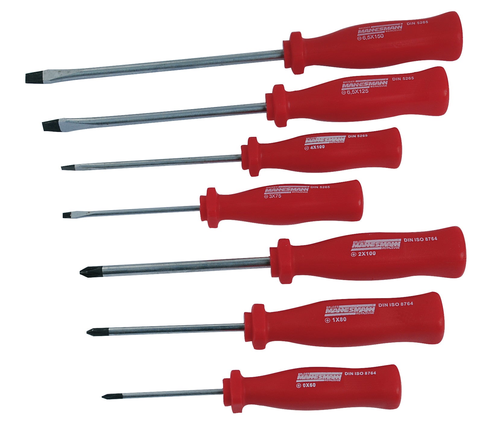 Screwdriver set, 7 pieces.