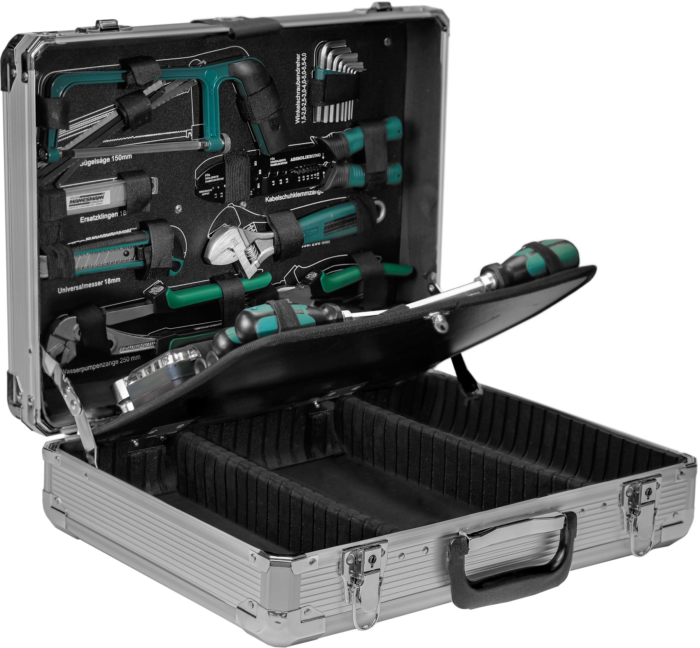 124 pieces Tool set in aluminum case