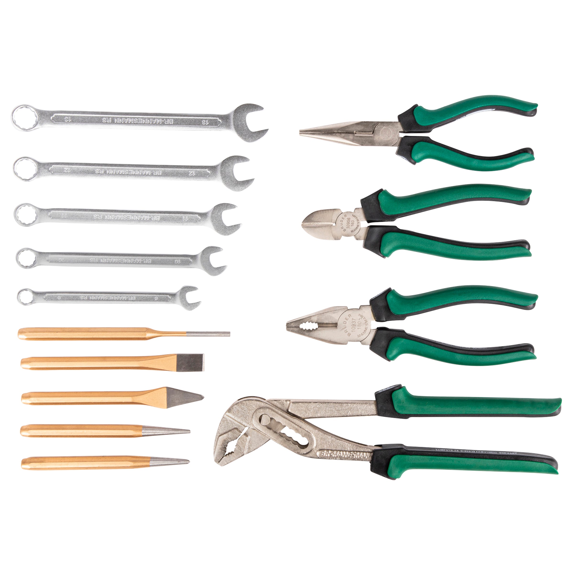 Mallette à outils en aluminium, équipée, 160 pièces.