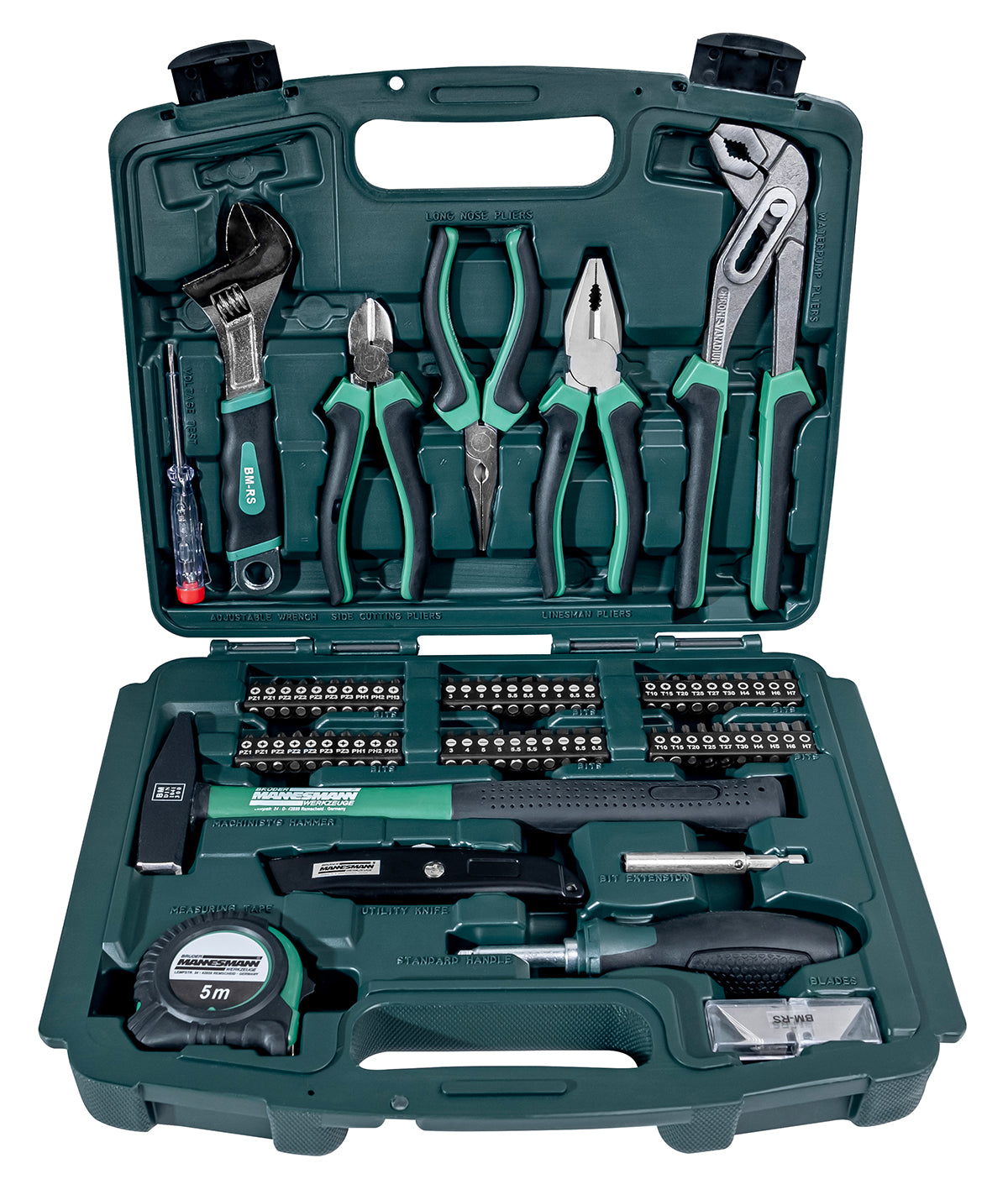 Boîte à outils, 163 pièces.