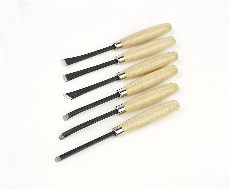 Carving tool set 6 pieces, 160 mm