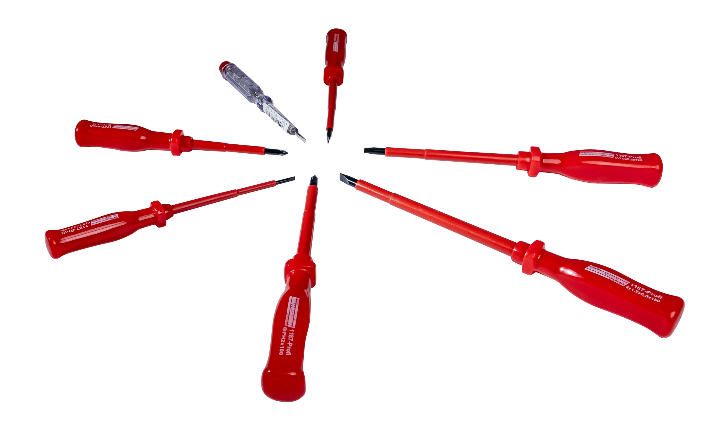 Screwdriver set 8 pieces. VDE GS