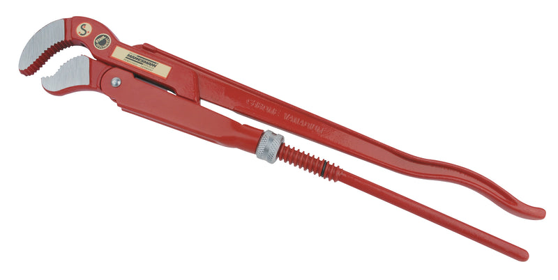 Corner pipe wrench 2", S-mouth