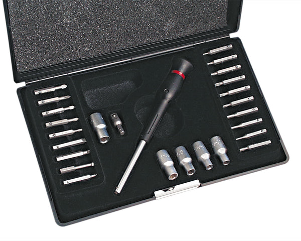 Mini socket wrench + Screw set, 26 pieces.