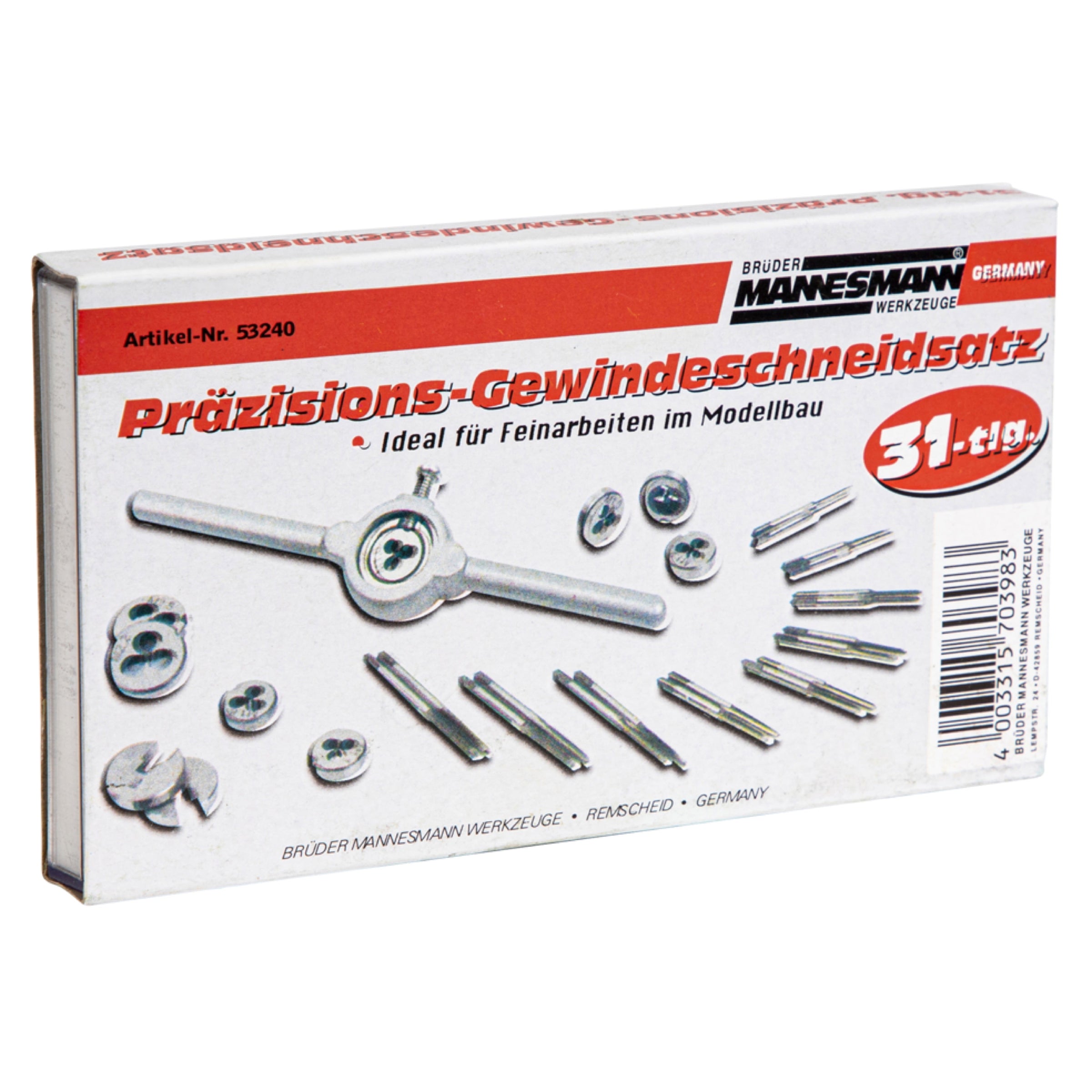 Thread cutting set HSS (model making)