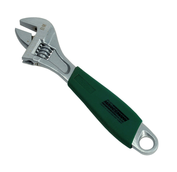 Adjustable wrench 8" with PVC handle