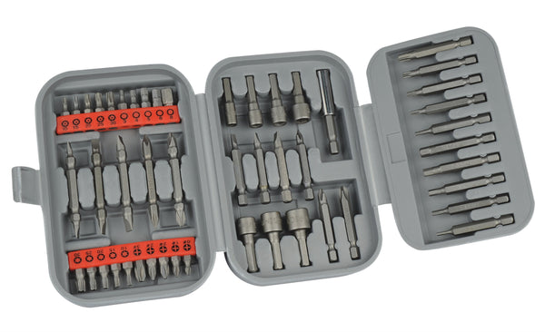 Bit/socket wrench set, 49 pieces.