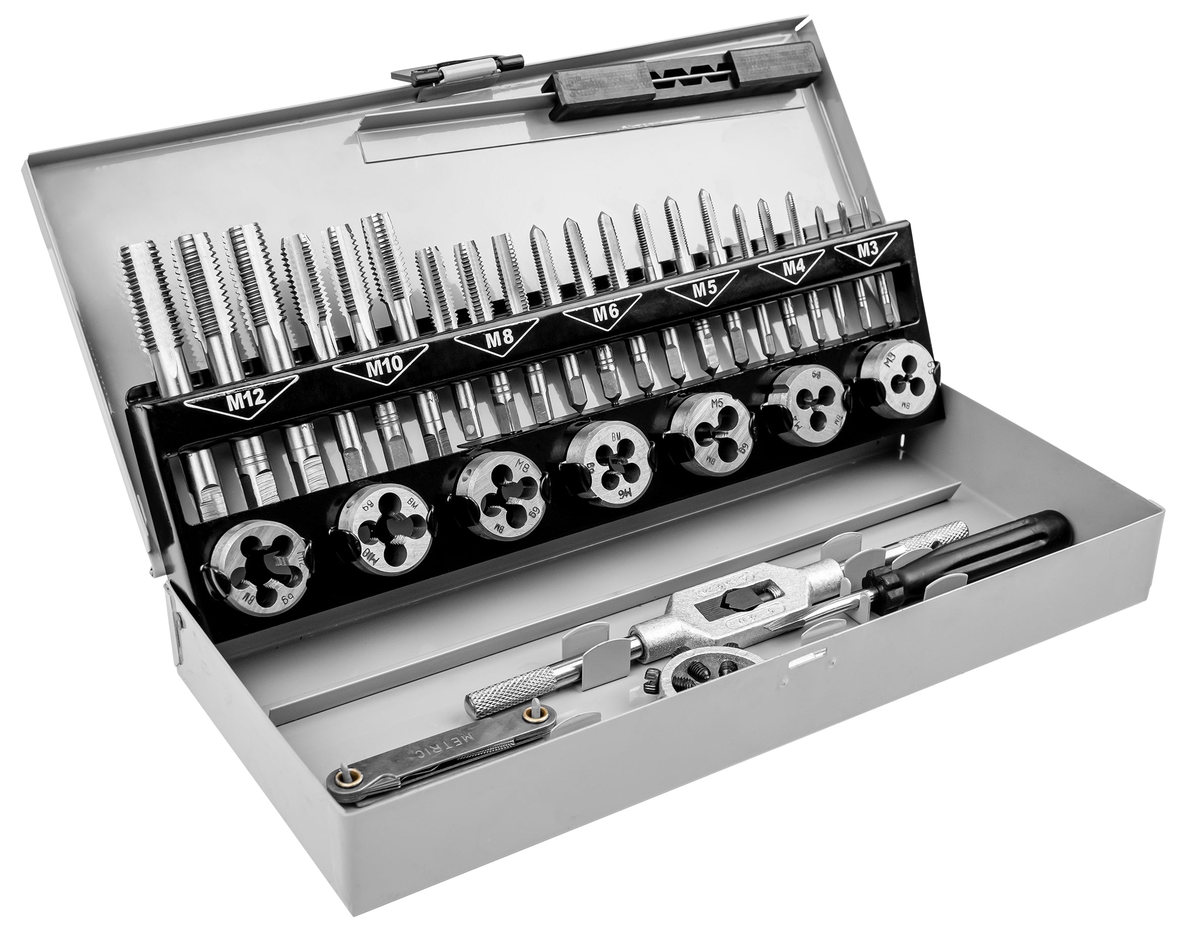 Thread cutting set, 32 pieces.