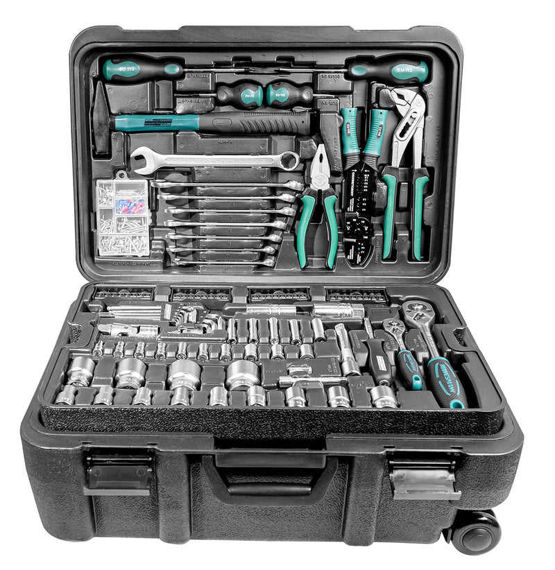 Mobile tool case, 122 pieces.