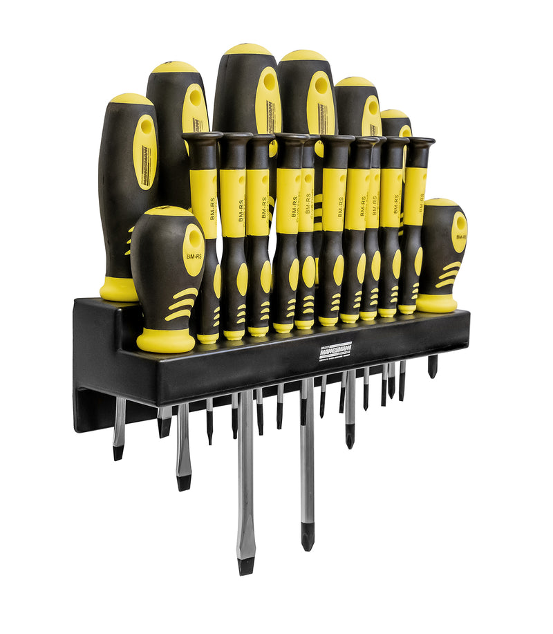 18 pieces Screwdriver set with wall holder