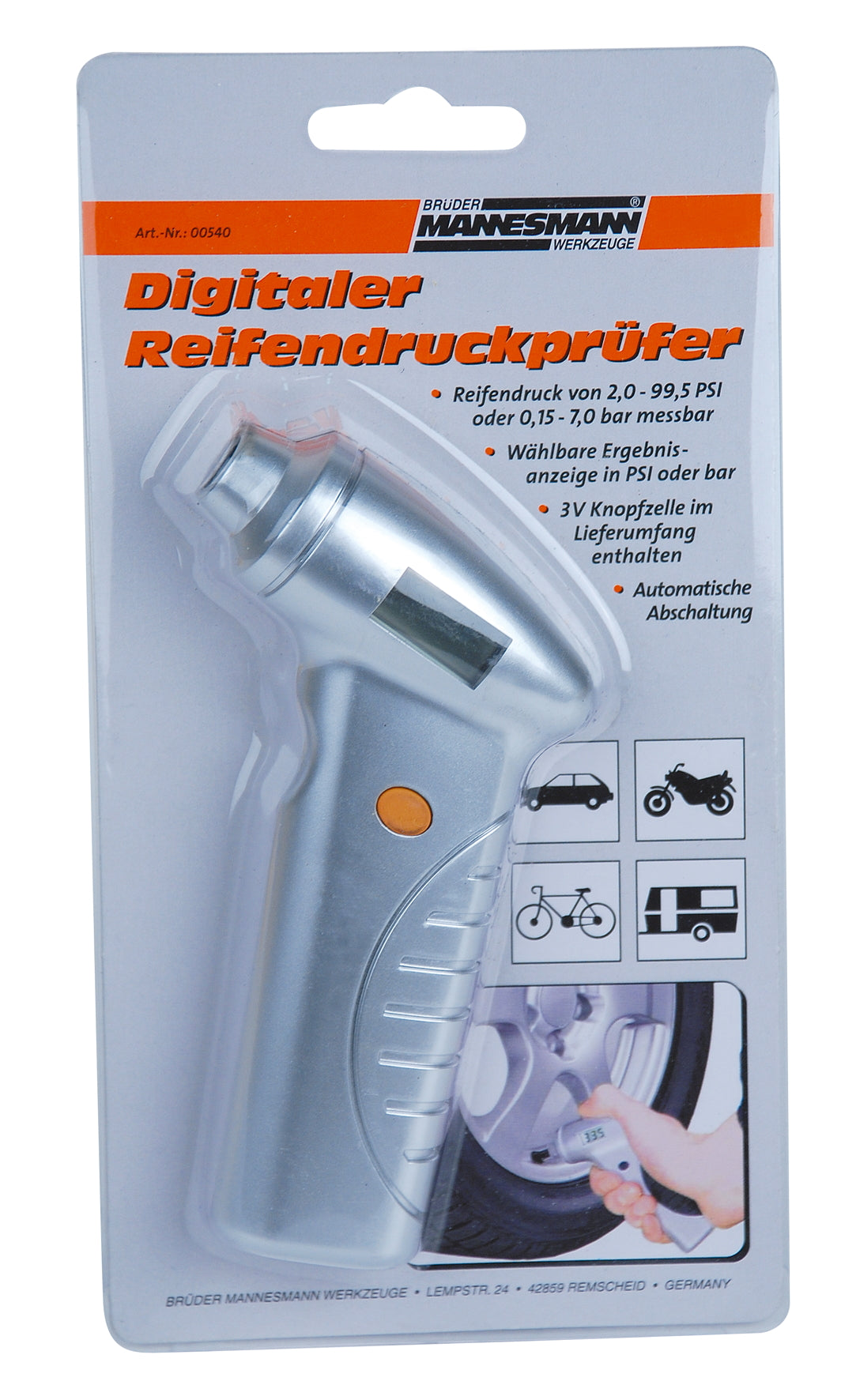 Digitaler Reifendruckmesser