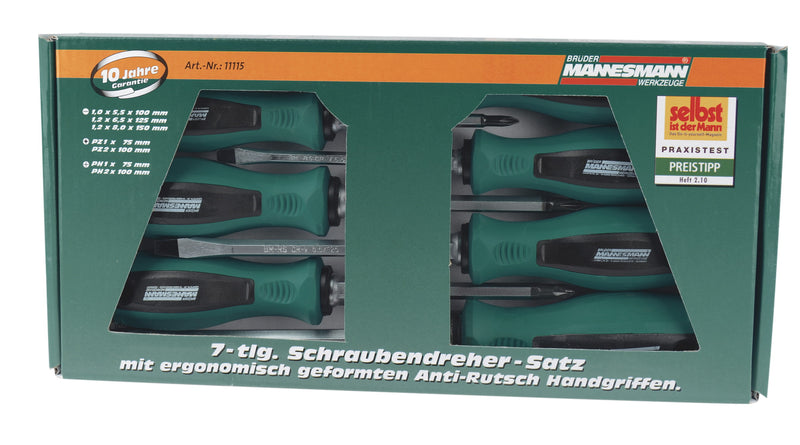 Schraubendrehersatz 7-tlg.