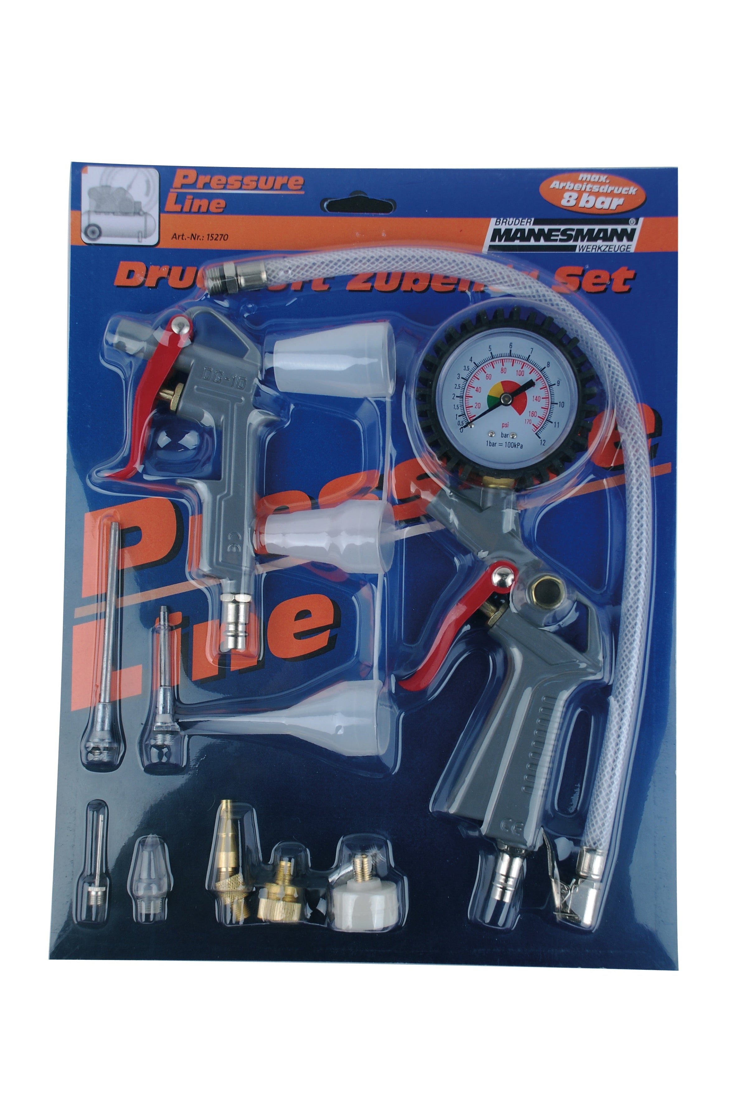 Compressed air accessory set