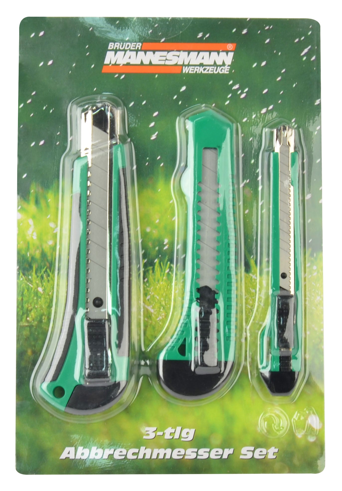 Jeu de couteaux sécables, 3 pièces.