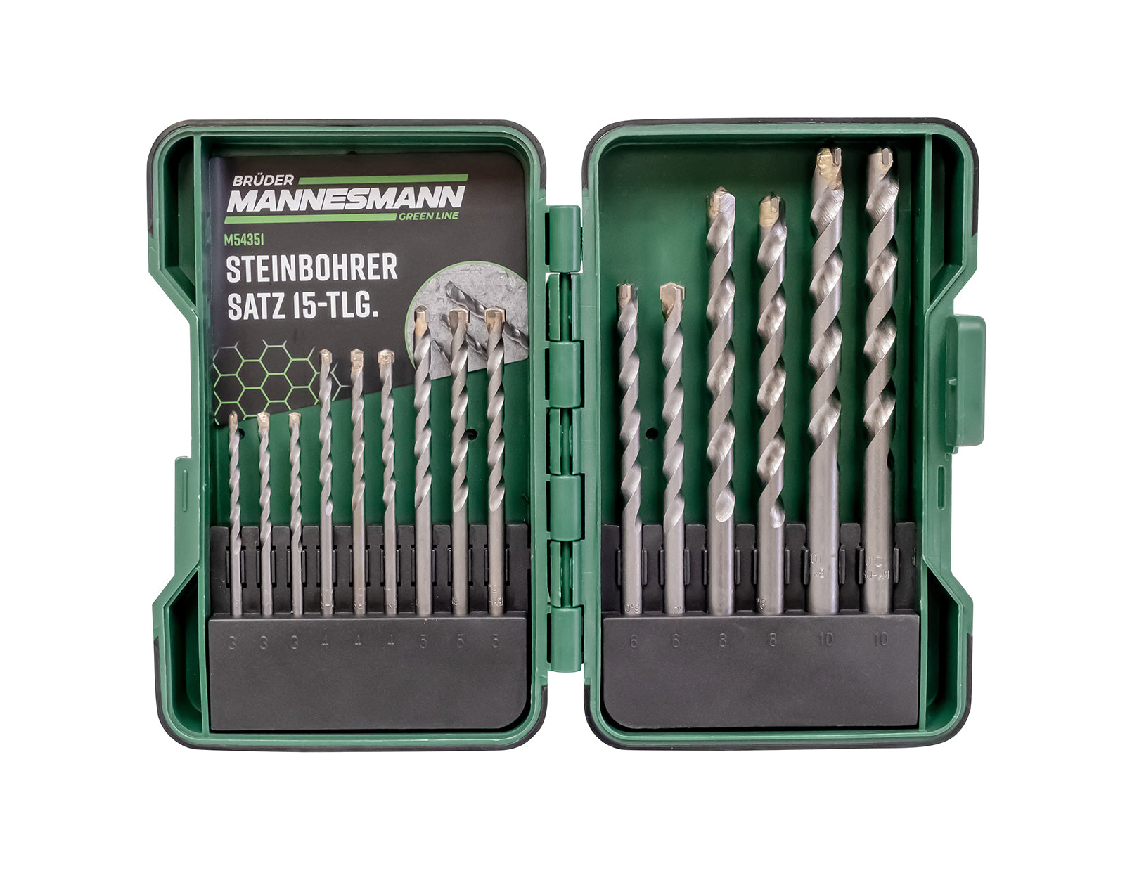 Steinbohrer-Set, 15-tlg.