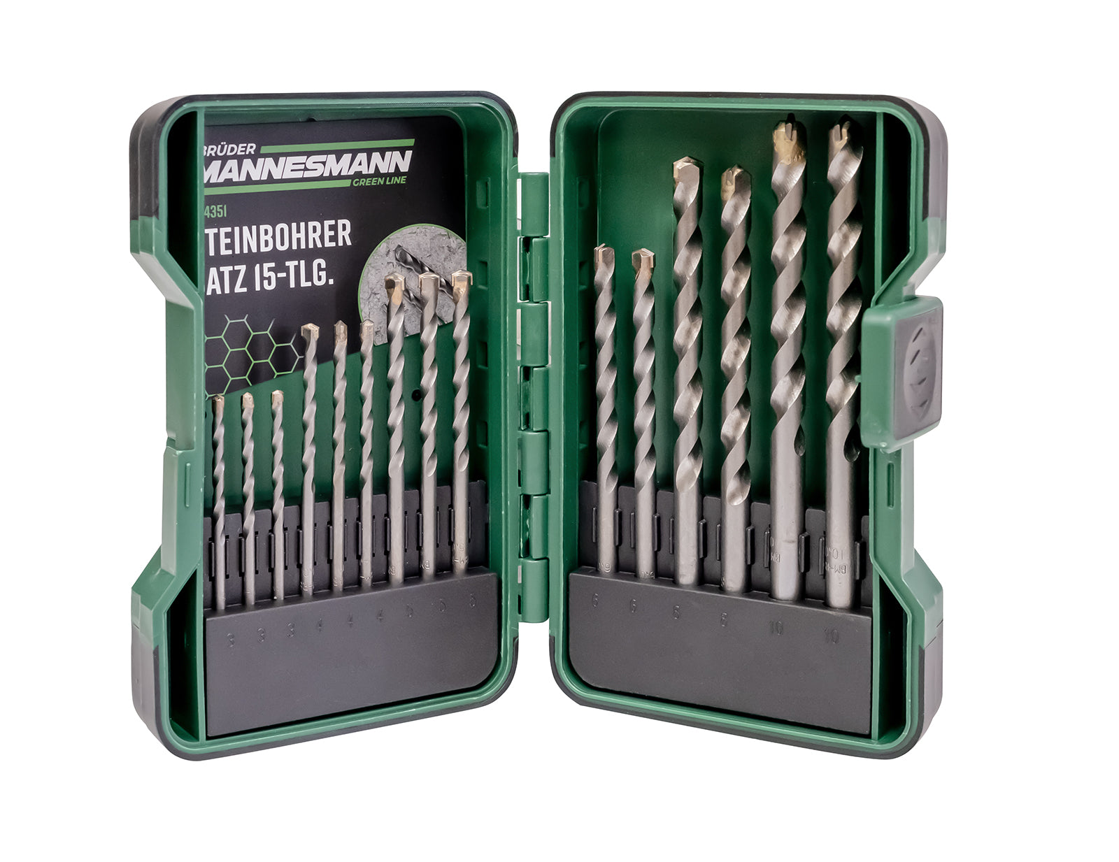 Steinbohrer-Set, 15-tlg.