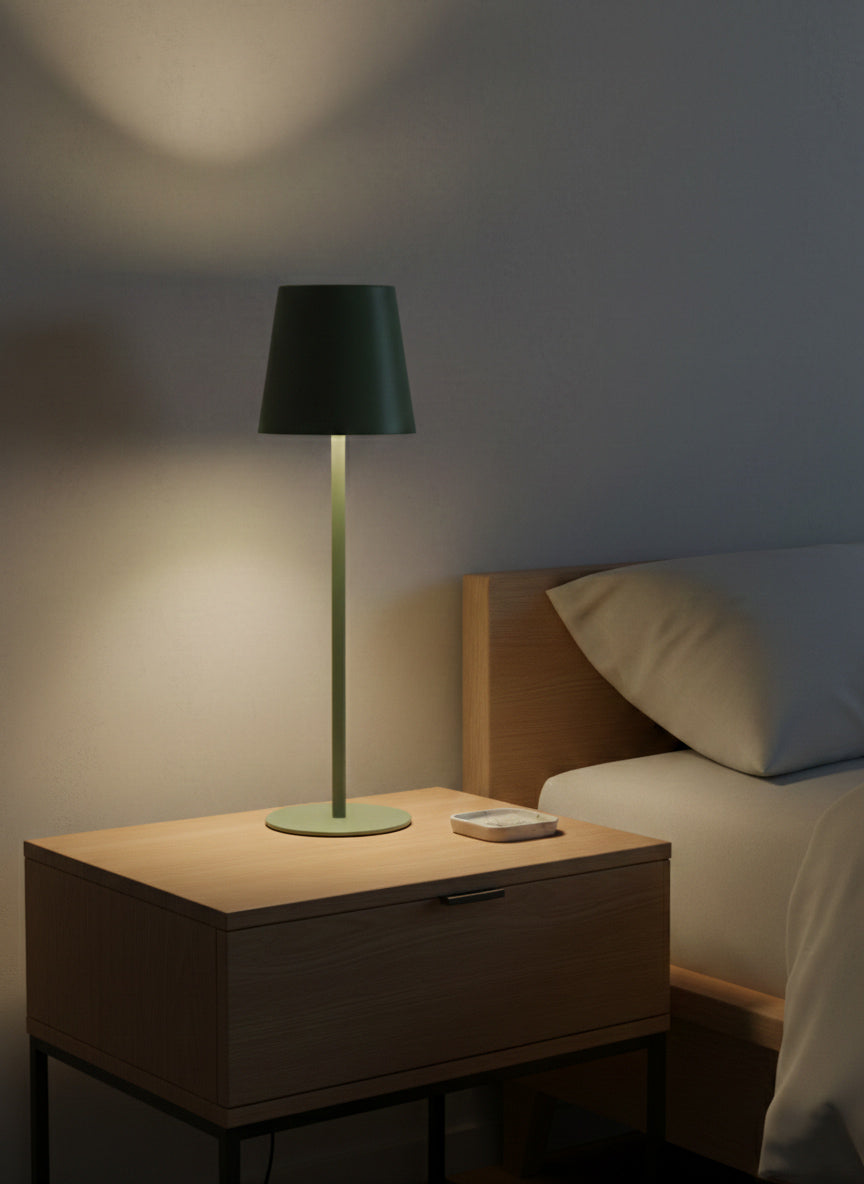 LED-Akku-Tischleuchte, grün