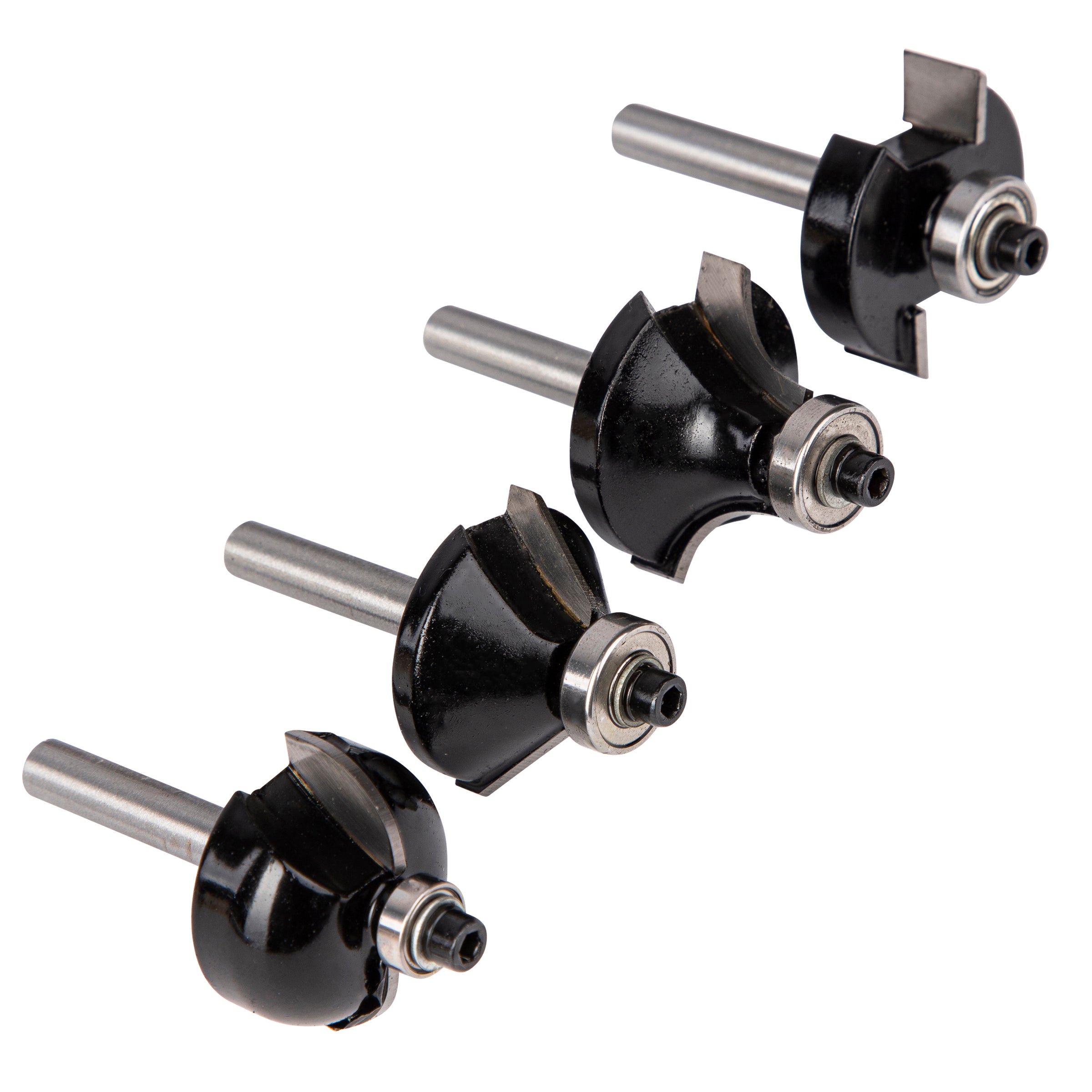 15 pcs. Milling cutter set with 6 mm shank