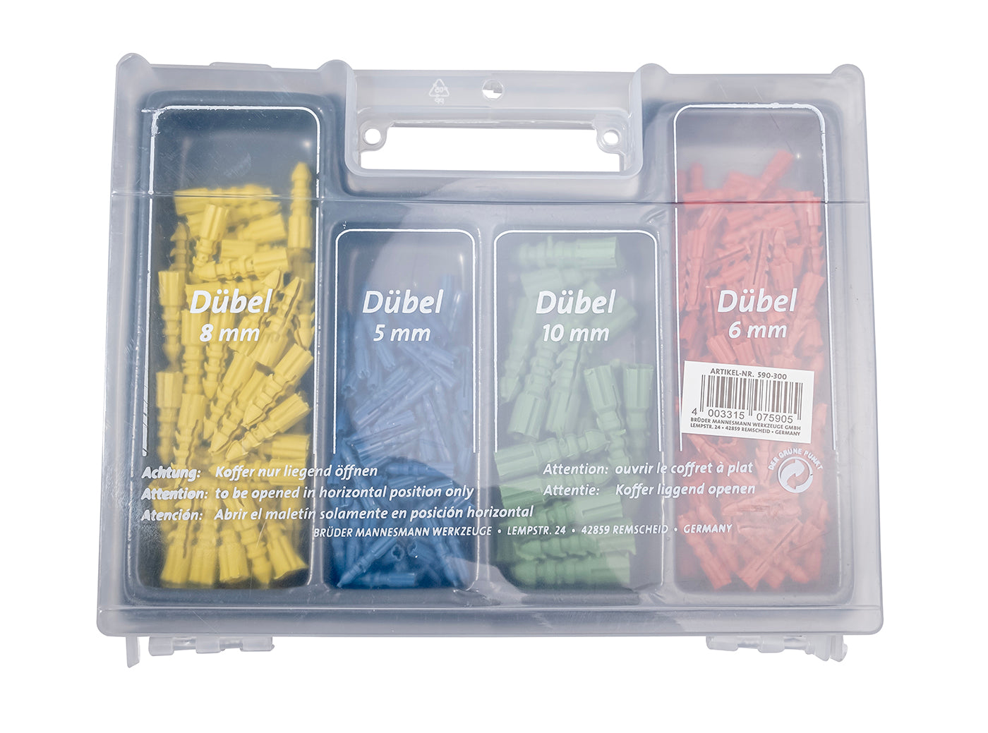 Drill + dowel set 300 pieces.
