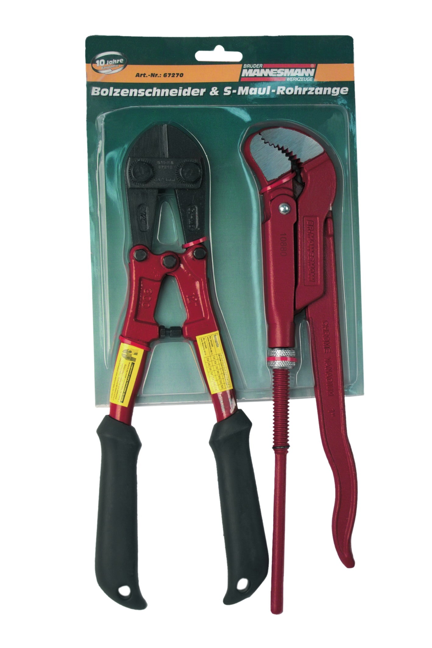 2 pcs. Set of bolt cutters 300 mm and