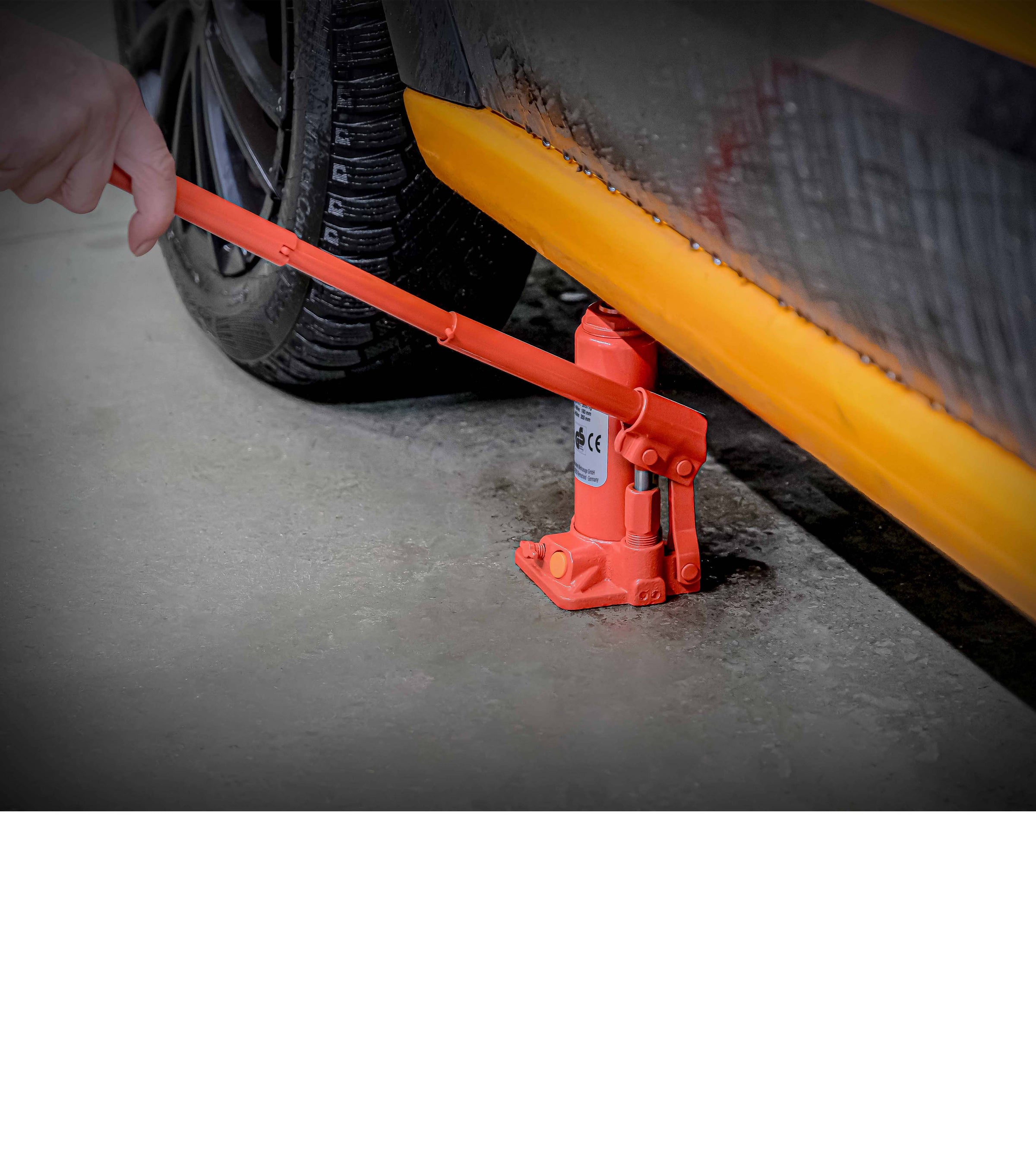Hydraulic jack 3 t, TÜV/GS