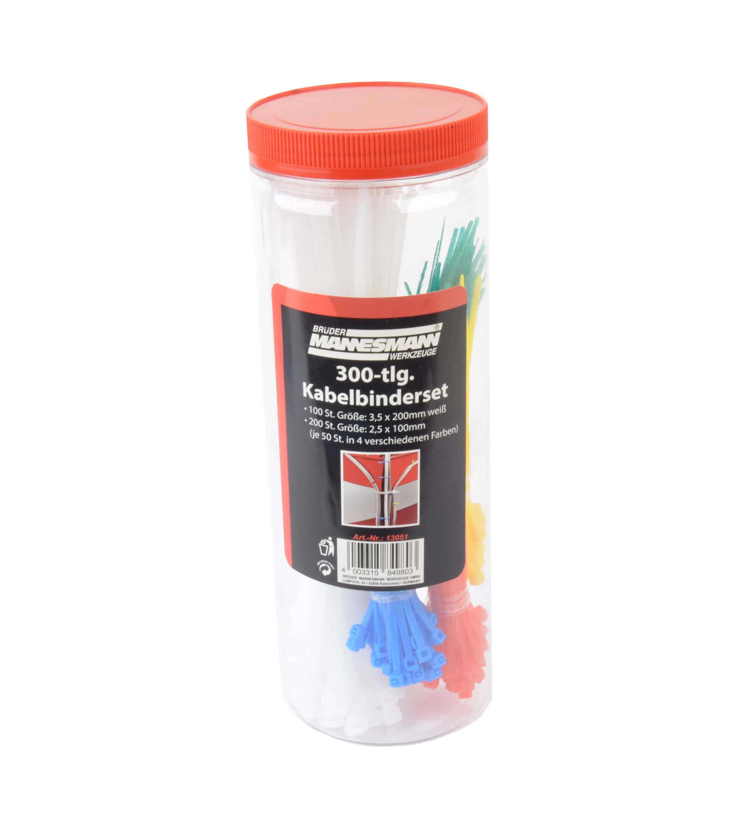 Cable tie set 300 pieces.